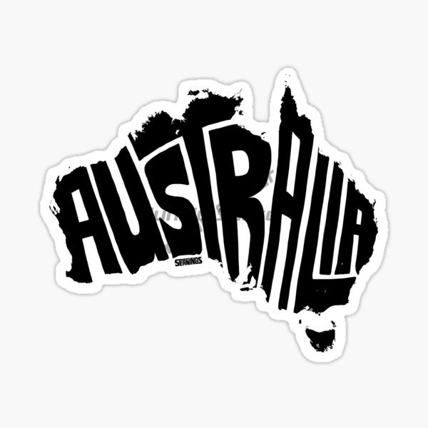 Car Accessories Australia - AUS Australia Flaga Mapa Kangur Emblemat