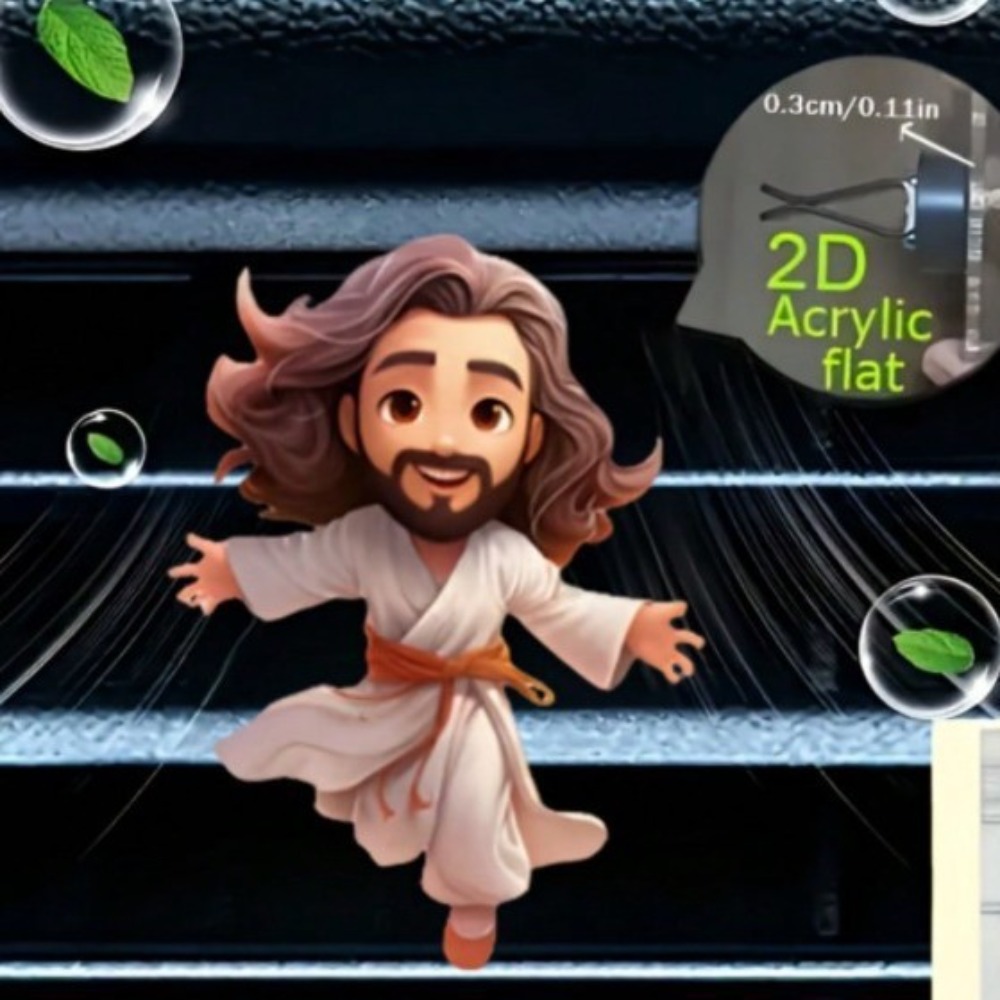 Car Accessories Oman - 2D Płaski Akrylowy Ozdobny Klips do