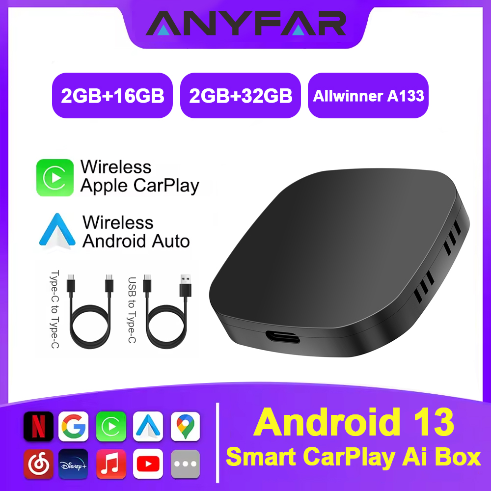 Android 13 2+32G Ai Box Bezprz – Car Accessories Youtube recenzja i cena